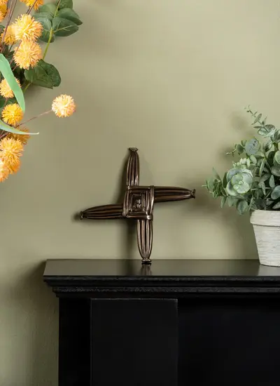 St. Brigid's Cross Hand Crafted Bronze Wild Goose Studio Wall Art